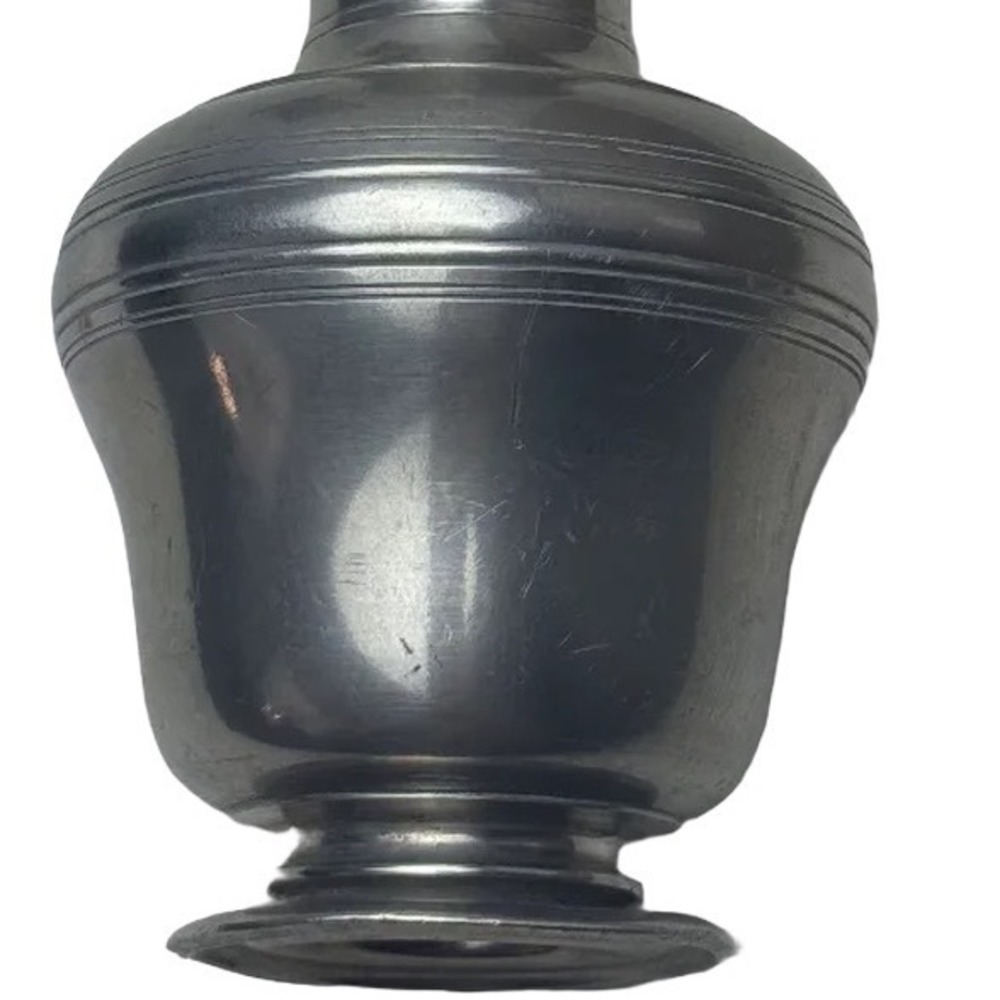 Vintage Etain Fin French Pewter Miniature Vase and Goblet Set Paul Diedisheim - Picture 5 of 9